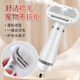 Pet hair drying tool, hair drying comb, dog hair drying machine, integrated hair dryer, Teddy hair drying comb, beauty special, elegant silver (spray hair drying comb)