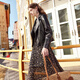Qiushui Yiren retro motorcycle leather jacket for women in 2025 autumn new short lapel leather jacket this year's popular black jacket Black M