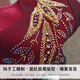 蒂默奇儿子结婚妈妈穿的喜庆衣服夏季婚礼高端洋气喜服酒红色连衣裙丈母 12222酒红色 短·袖·款 L 建议90-110斤