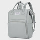Jia Nier Mommy Bag Mom Bag Bag Sclepley Splatterpression Multifunctional Guthing выходит на работу с серой спиной мама и детская сумка