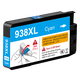 京呈938XL墨盒黑色适用惠普938墨盒9730墨盒HP OfficeJet Pro 9110b 9120 9130 9720打印机墨盒墨水