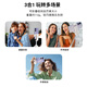 Pinshi [11cm Super Mini] Selfie Stick Trípode Live Broadcast Live Mobile Stand Pisos de artefacto Photography Many 360 grados Multifunción Multifunción Anti-Shake Travel Fotografía Portable Mini Selfie Stick [Negro]