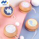 Blue Ao Tradition en bois yo-yo yo-yo pour enfants Cartoon de la maternelle Sense éducative Notalgie Roving Toy Gift Original Color Transparent Paint