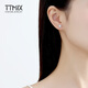 TTMIX car flower imitation diamond platinum earrings for women pt950 fashionable platinum earrings birthday gift for girlfriend in stock small size 1.1-1.3g