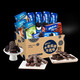 Oreo stockage avec des biscuits sandwich, une saveur de chocolat, une nourriture entière, une beauté, des collations multi-savours pour enfants, des packs-cadeaux de collations, une boîte entière 693G, une alimentation Oreo Ten, une combinaison de beauté, 3 modèles, 10 paquets au total