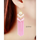 Boucles d'oreilles de style ethnique Tassel boho club de nuit accessoires de mode de vêtements pour femmes