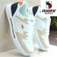 Zapatos de hombres de la marca de camello occidental (Vancamel) para la primavera y el verano 2025 Nuevos zapatos blancos de cuero para hombres versátiles versátiles zapatos casuales 9910 modelo insignia blanca y negra 41