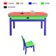 Mesa de comedor Ziwu Mesa de roca engrosada y silla Combinación Combinada y redonda Tabla de comedor de dos usos 690#1.5M Table + silla de madera sólida *8
