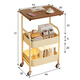 Shanshan en bois art bas basse de salon
