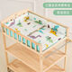 Jiaojing Baby Windel Tisch Multifunktionaler Betriebstisch Windel Tisch Massivholz lackfrei Baby Pflege Tisch BB Neugeborene Babybett Multifunktionale Windel Tisch (dreischichtige Vollmassivholz + Domi-Bär-Baumwollpolster