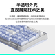Logitech Amber Series K98M Mechanical Keyboard Wireless Bluetooth Keyboard Dual-Mode Customized Hot Swap Gasket Structure E-Sports Game Office Keyboard Office Supplies WF13B Marble Shaft Black