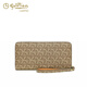 Billetera Goldlion 2025 NUEVA Moda Versátil Bolso de embrague Retro Bolsa Retro Long Wallet Women's Phaki