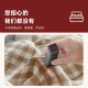 
Muji disposable four-piece set of bed sheets, quilt covers, quilt covers, pillow covers, hotel bedding, sleeper partitions - khaki lattice