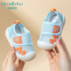 Tombeck summer baby toddler shoes mesh shoes for boys and girls sandals baby sandals mesh soft sole non-slip shoes cherry blossom powder 15#