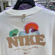 Camiseta de manga corta Nike (Nike) Camiseta de verano de manga corta Moda Fashion Fashion Withel Bird Camiseta Halm-Sleved Top Casual HF6180-133 M White L