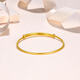 Liuguifu Schmuck Gold Armband Glossy Gold Armband Einstellbares Goldarmband Frauen BZ1349 14.60G