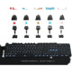 Teclado y juego de ratón K845+G502 Teclado mecánico y el mouse Oficina de juegos de deportes electrónicos Typing G402/G102 K845+G502Hero Master+MATA de mesa grande Longhua Tea Scroll