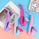 Grand enregistreur en plastique de saxophone pour enfants simulé jouet de flûte petite trompette jouant l'instrument bleu 1 25 * 10cm [saxophone simulé]