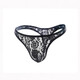
Mysterious sexy underwear men's sexy underwear lace transparent thong men's sexy underwear small underwear black M