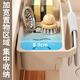 PINYU kitchen rack, sink rag drain rack, countertop wall-mounted storage rack, dishwashing sponge drain basket