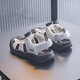 Brand OEM Children's 2025 Summer Boys' Baotou Sandals Casual Soft Bottom Girls Baby Beach Shoes Beige 29 Inner Length 18.8cm