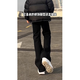7 best products black scimitar jeans for men spring and summer American high street loose straight slim trousers for men DF-701 black XL