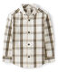 GYMBOReeGymboree and Toddler Long Sleeve Plaid Button-Down Shirt, Black, 4T Black 4T