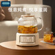 OIDIRE (Oudian) health pot all-glass flower teapot teapot kettle constant temperature electric kettle tea maker 0 glue multi-function menu 1L ODI-HC07 stew pot