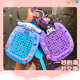 Magnetischer Stahlkugel Zeichnungsbrett Sanrio Magnetischer Stahlkugel Schreiben Zeichnungsbrett Schlüsselbeine Heimkinder -Spiel Magnetische Perle Ein magnetischer Stahlball -Kugel Zeichnungsbrett lila Sanrio