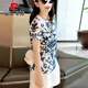 Pierre cardin internet celebrity sports suit for women 2025 summer new fashionable fashionable and fashionable shorts shorts casual two-piece set picture color short sleeve 679 M