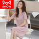 Catman (MiiOW) summer nightgown for women modal short-sleeved thin pajamas 2024 new summer large-size skirt ice silk home skirt X9249 M