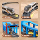 Yixuan Toy Guangzhou Metro Line 11 Model Alloy Electric Toy Toy Tore Train Детский поезда поезда.