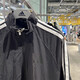 Adidas veste masculine 2025 Été Nouveau Sportswear tissé à la mode et polyvalence Colliers décontractés Veste KC3894 KC3892 Black / White L