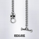 ROCK&RIDEHANL05 necklace Cuban chain S925 silver men's necklace trendy brand gift for boyfriend necklace 55cm