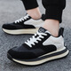 CHANGXIANG HUILI Estación europea Zapatos para hombres de invierno Feeling All-Match Sports and informal Forrest Gump Shoes Teen Running Anti-Slip Dad Tendy Shoes CS9903 Green 39