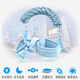 Aiboshi children's anti-lost belt traction rope baby anti-lost bracelet safety rope baby artifact reflective powder 2 meters S121