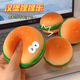 
MPPMCK decompression hamburger pinch Le creative stress relief venting artifact prank toys simulated food slow rebound children's gift Large hamburger [6*8cm] 2 pieces