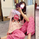 Lexi Beihui Modal Pajamas для женщин с короткими рукавами для женщин для домашней одежды для домашней одежды M902 170 м (80-110JIN [Джин равняется 0,5 кг])