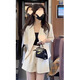
Rongxitu (RONGXITU) 2694 people collect purple suits for women 2025 summer new small person high-end high-end Douyin purple L [Suggestions 115-130]