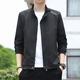 
Official website Spring and Autumn Men's Thin Jacket Men's 2025 New Stand-Link Jacket Fashion and Versatile Casual Style 686 [Hidden Blue] M [Suggested 80-95 Jin [Jin equals about 0.5 kg]]