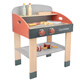 Chengliu children's barbecue table toys wooden play house kitchen cooking BBQ supermarket grill girl June 1st holiday gift Nordic style wooden combination four-piece set