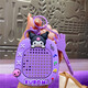 Cartouche de dessin à balle en acier magnétique dézipper le porte-clés mélodie sac à école pendante boules de labyrinthe jouet kt chat