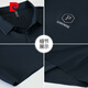 皮尔卡丹（pierre cardin）爸爸夏装运动服套装新款男士短袖T恤中老年冰丝衣服父亲节针织 雾蓝（上衣+裤子）XTD9855 2XL (建议140-160斤)