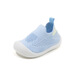 Otter Hui Frühling und Sommer Neue Kinder atmungsable fliegende Netzschuhe Baby Anti -Crash -Weiche Sohle Kleinkindschuhe Jungen und Mädchen Süßigkeiten Farbe Freizeitschuhe Hellblau - Größe 17 Einzelschicht 17 innere Länge 13,5 cm