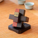 Shengjiang Luban Desktop Office Ornaments Business Gift Customized Luban Locks for Customers Company Annual Meeting Event Opening Souvenirs Solid Wood Carved Luban Locks (Long-term)