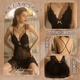 Manyan sex underwear supplies sexy pajamas transparent thong couple stimulating high-end date sm shame nightgown 9564