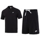 耐克（NIKE）运动套装男 25秋新款时尚polo衫透气短袖t恤休闲针织短裤 两件套. FN3895/010+DX0767/010 M/170【建议体重110/130斤】
