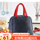Sac à lunch isolé Meiqi sac frais sac à main portable sac à main en aluminium sac isolé McPJ878 Sac à lunch en verre 23 * 14 * 17cm 0ml