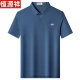 Hengyuanxiang camiseta de manga corta de seda de seda de mediana edad y anciana, camiseta de medio sola de verano de mediana edad, camisa de media manga media 9859, regalo del día del padre M 165 Regalo del Día del Padre