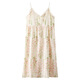 
Xin Ship Cloud Cotton Pajamas Women's Summer Thin Breathable Breathable Chest Paddle Striped Printed Nightgown Home Clothing Set Z6623 M80-100Jin[Jin equals 0.5 kg] Universal size